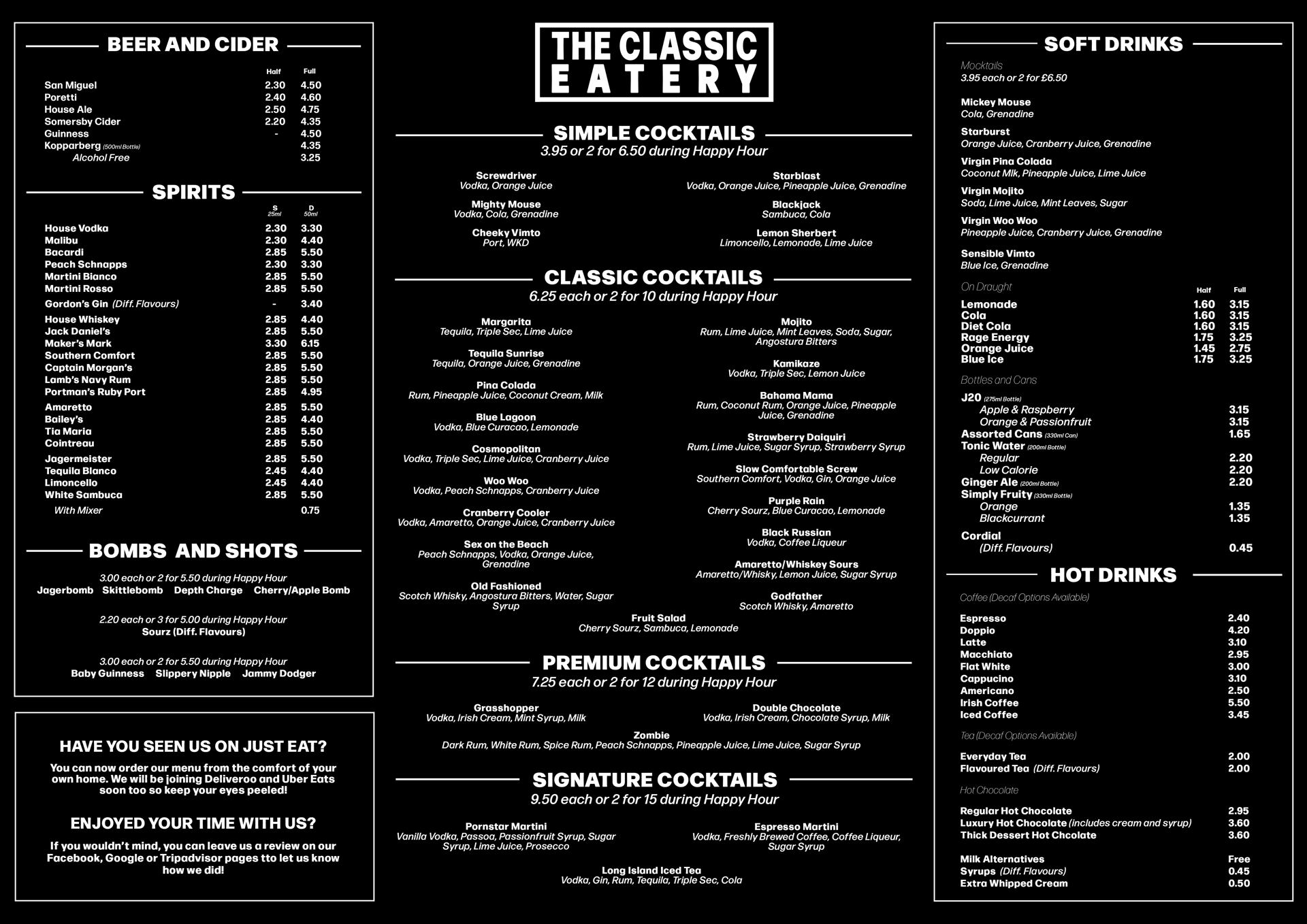The Classic Eatery Marketing Media